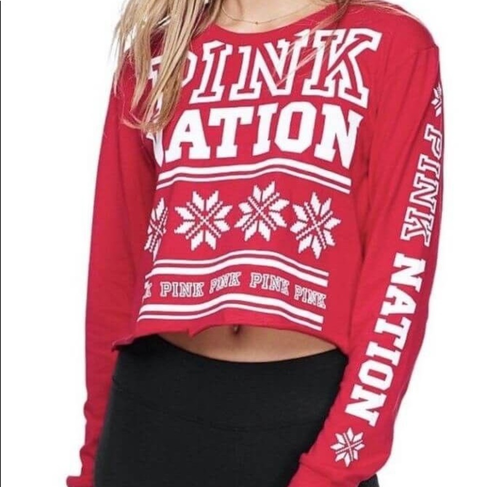 VS Pink Crop Top
